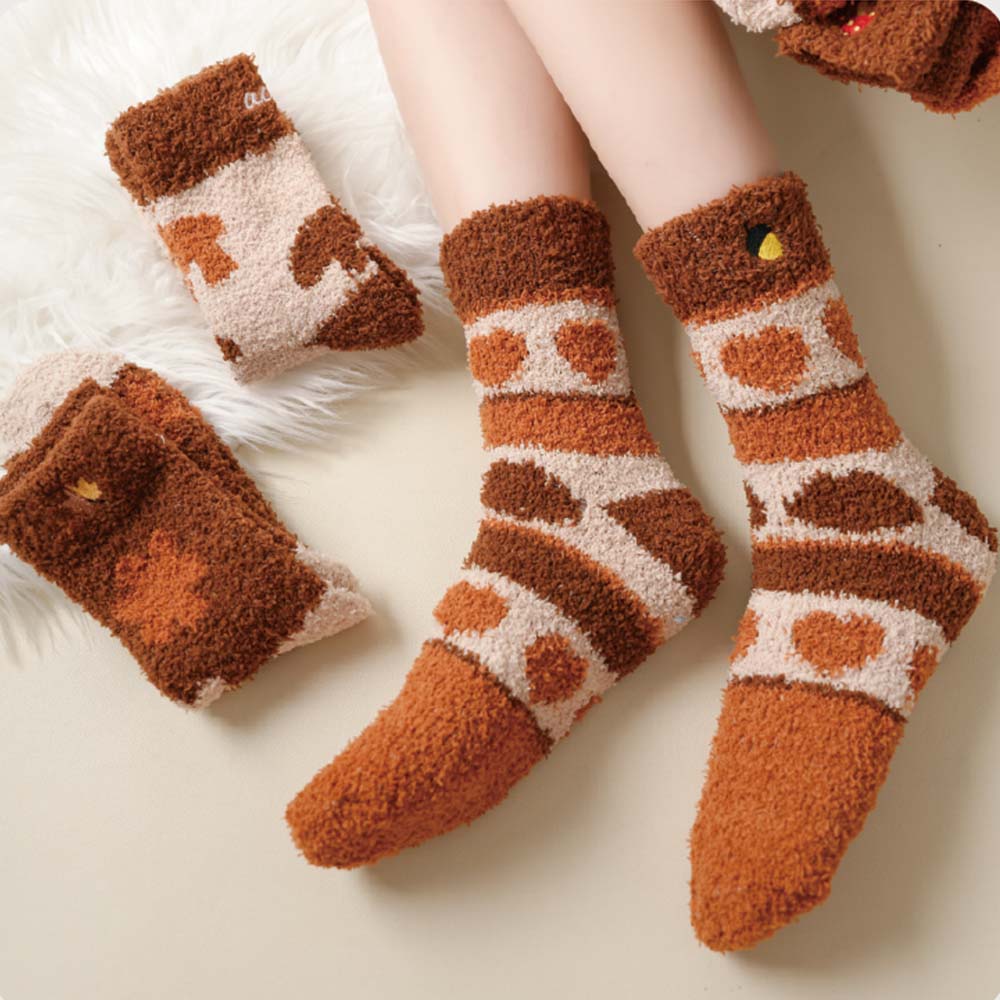 Furry Indoor Socks 3-Pack