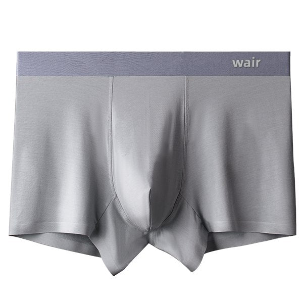 Wairliving Men's Comfortable Lightweight Underwear, Lightweight, Fade-Free-Armour Silver