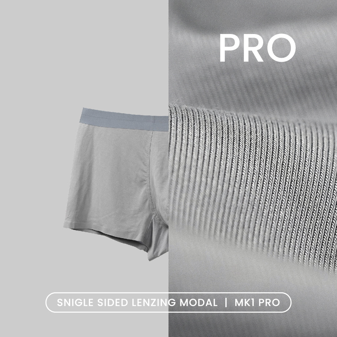 Wairliving Mens Underwear,Lenzing Modal From Beech Tree,Adaptive-Fit™ To Prevent Roll-Up-Armour Silver 